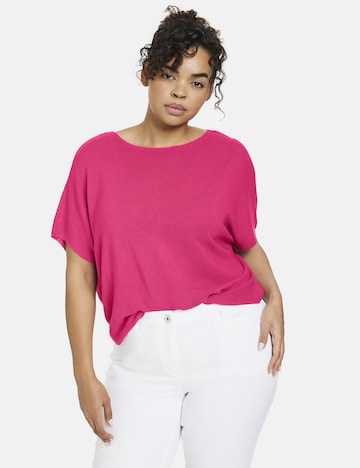 SAMOON Sweater in Pink: front