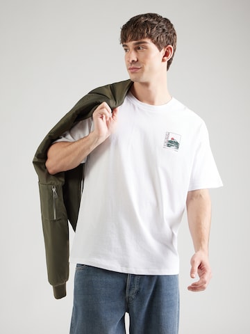 T-Shirt 'JORSHIBUYA' JACK & JONES en blanc : devant