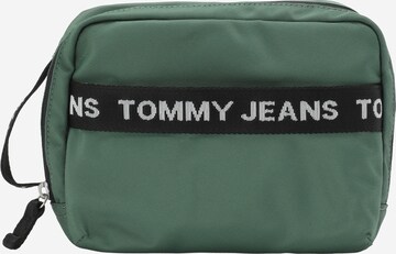 Tommy Jeans Toaletní taška – zelená: přední strana