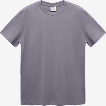 MANGO MAN Тениска 'CHERLO' в сиво: отпред