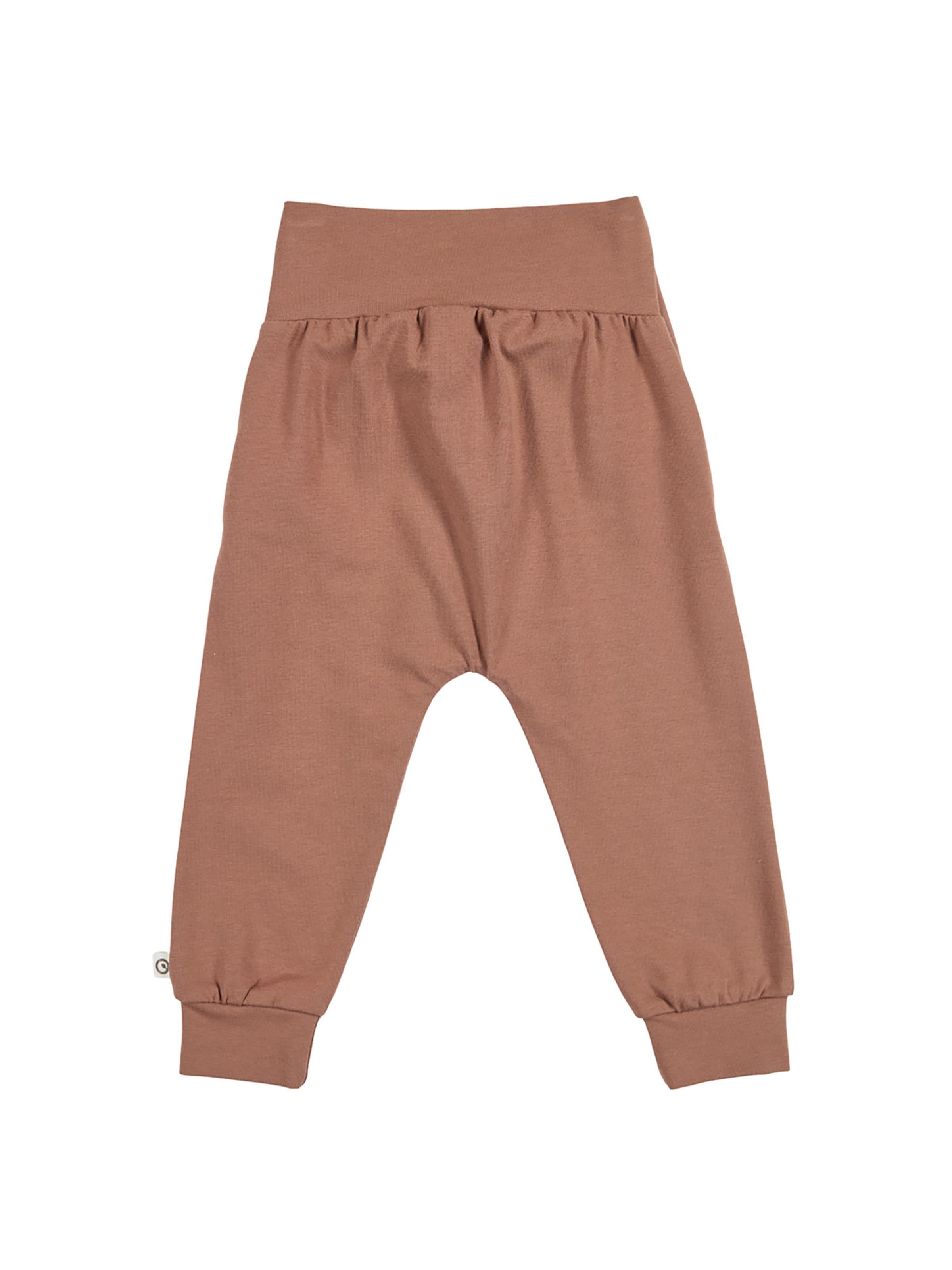 Tapered Pantaloni di Müsli by GREEN COTTON in marrone