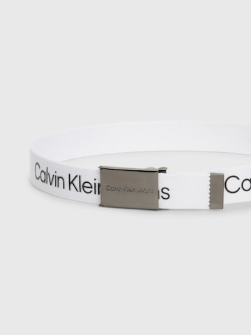 Calvin Klein Jeans Opasek – bílá