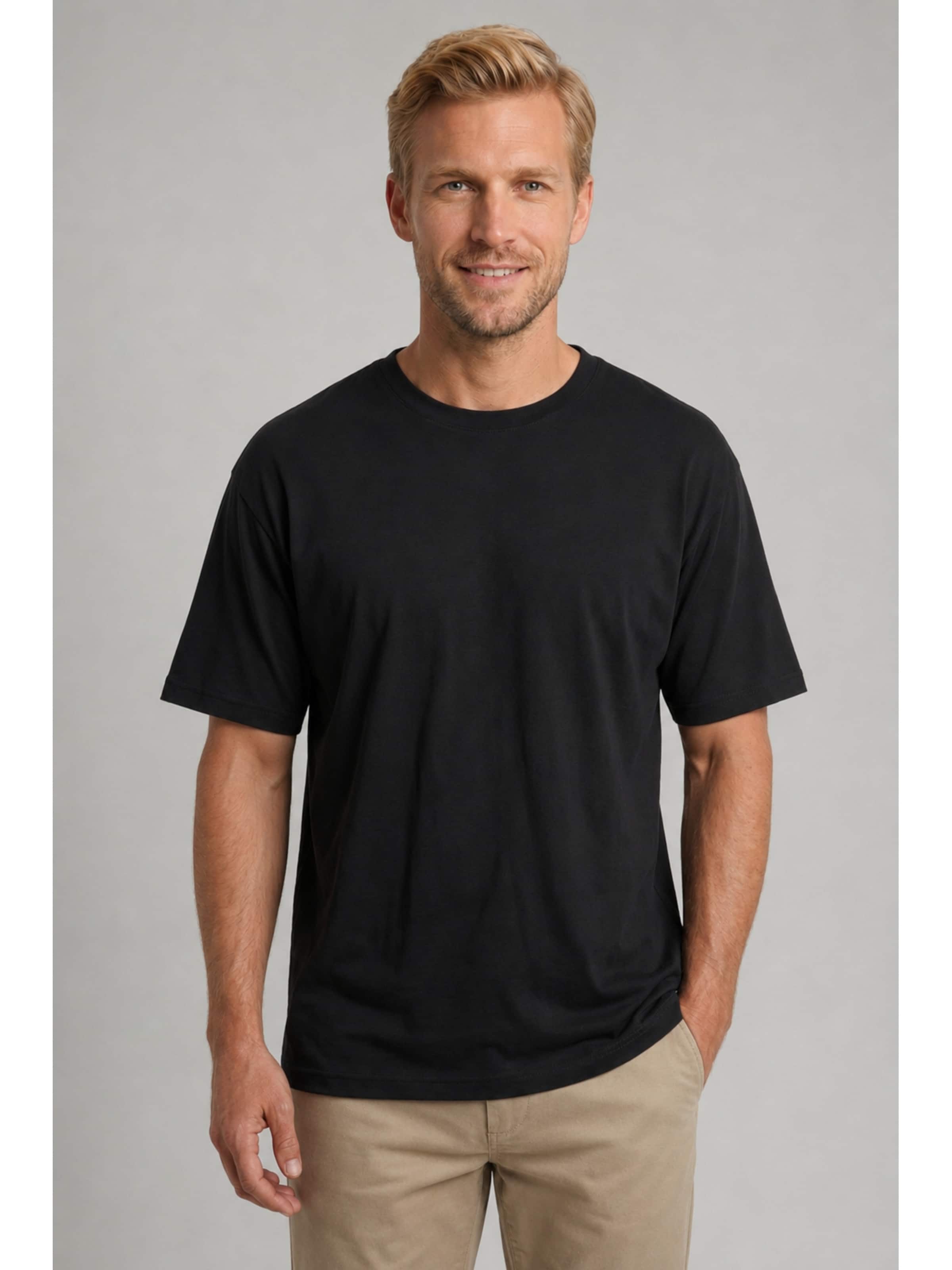 alan red Shirt 'Venice' in Black
