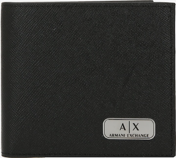 ARMANI EXCHANGE Peněženka – černá: přední strana