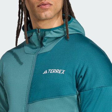 ADIDAS TERREX Funktionele fleece-jas 'Xperior' in Groen