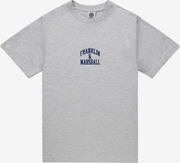 T-Shirt FRANKLIN & MARSHALL en gris : devant