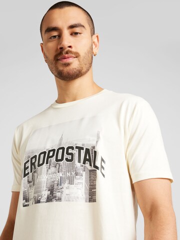 AÉROPOSTALE T-Shirt 'NY CITY' in Beige