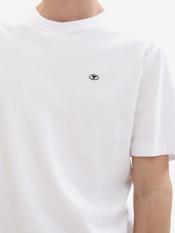 TOM TAILOR T-Shirt in Weiß