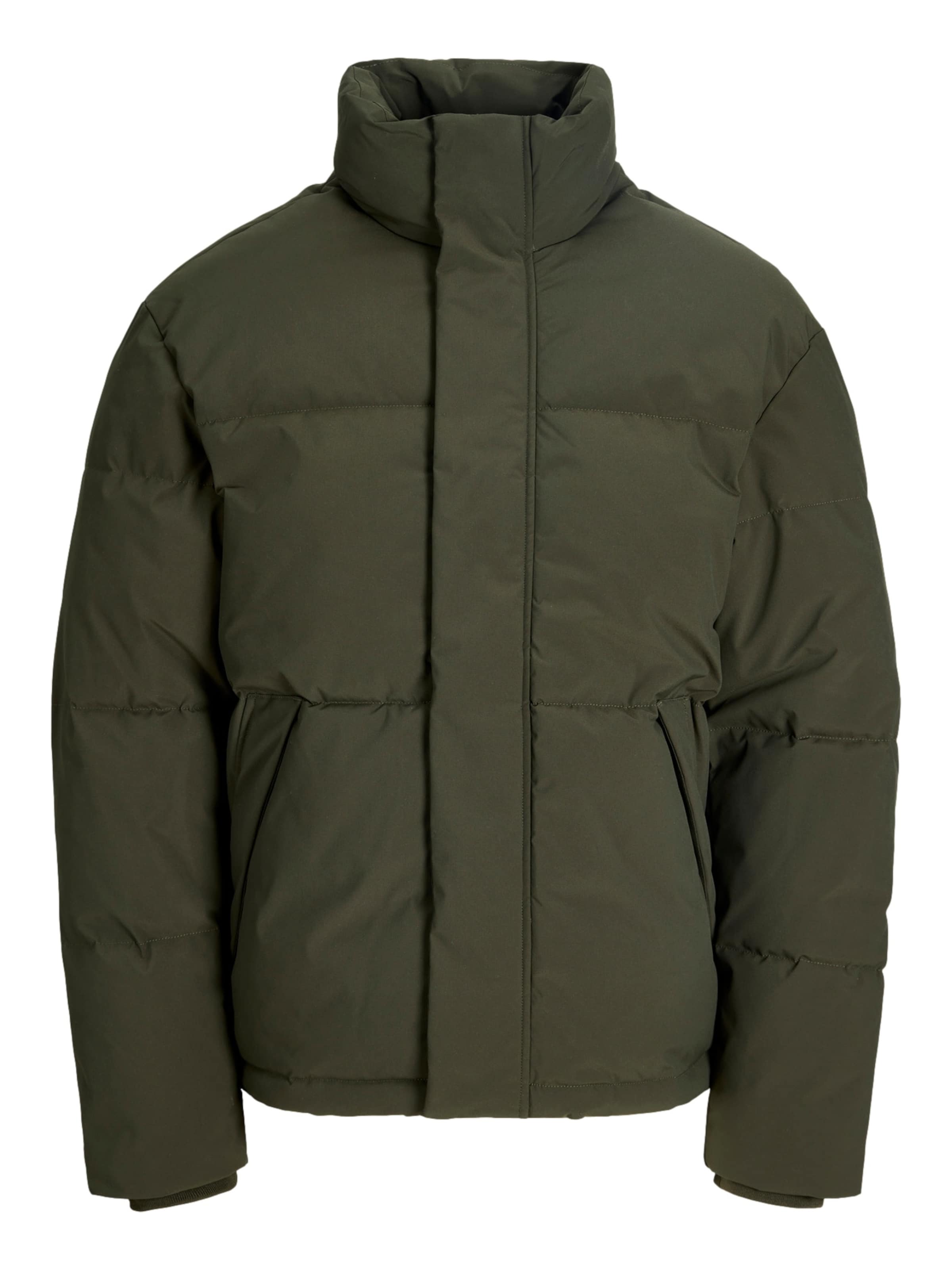 JACK & JONES Zimní bunda 'JJSoho' – zelená: přední strana