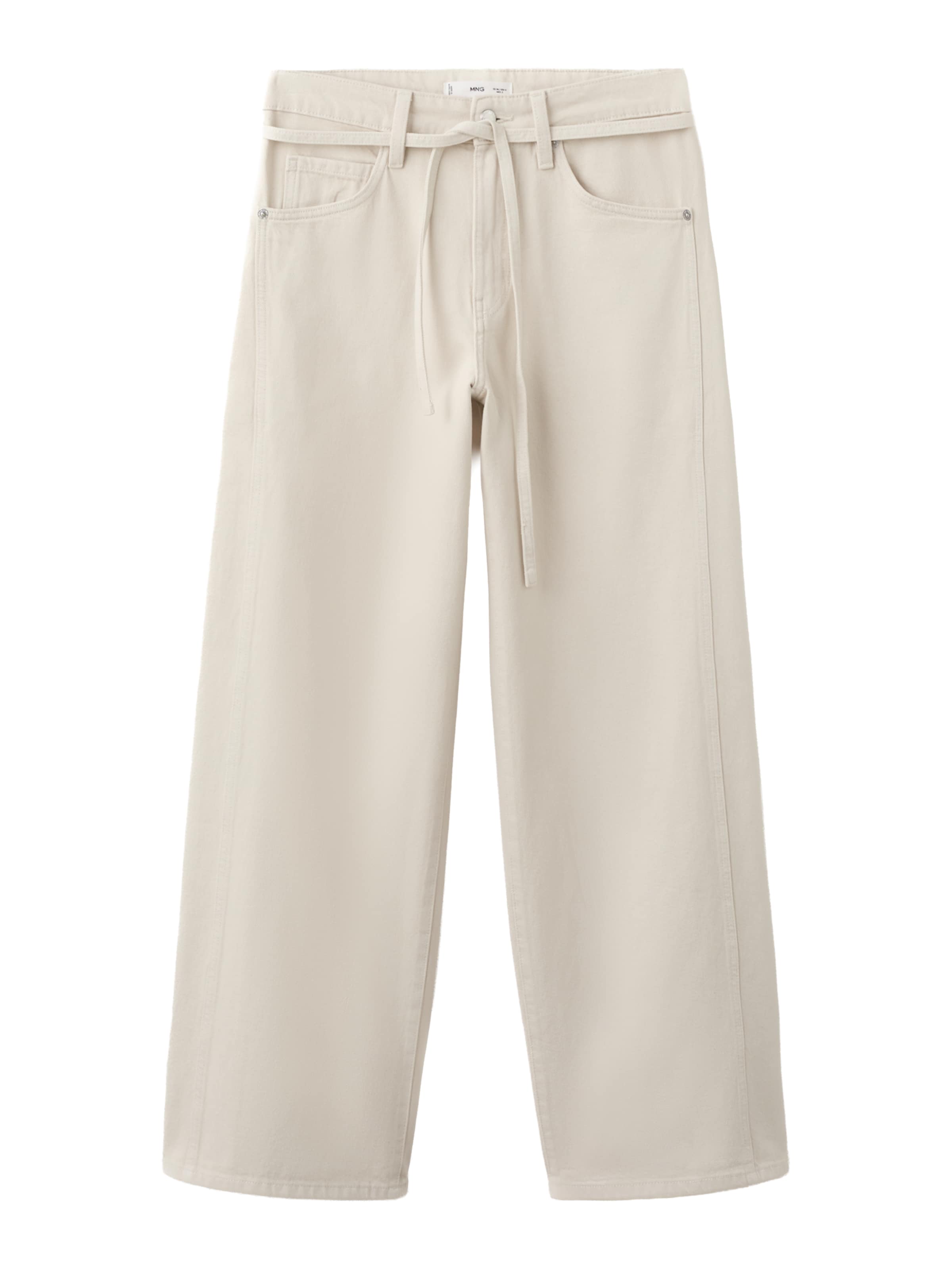 Wide Leg Jean 'RACHEL' MANGO en gris : devant