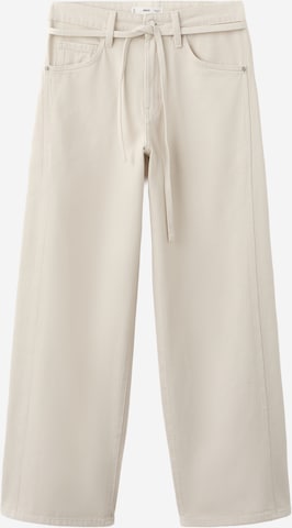 MANGOWide Leg/ Široke nogavice Traperice 'RACHEL' - siva boja: prednji dio