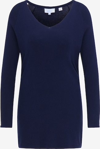 Pull-over usha BLUE LABEL en bleu : devant