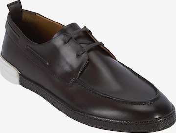 Desa - Zapatos con cordón 'Schnürschuhe' en marrón: frente