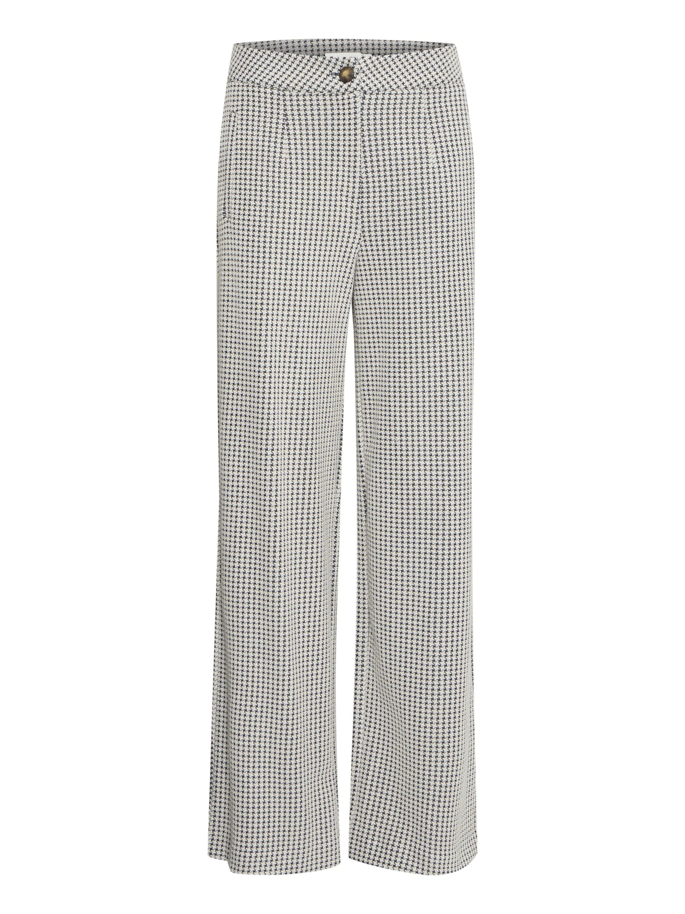 Wide Leg Pantalon chino 'ICHKate' ICHI en bleu : devant