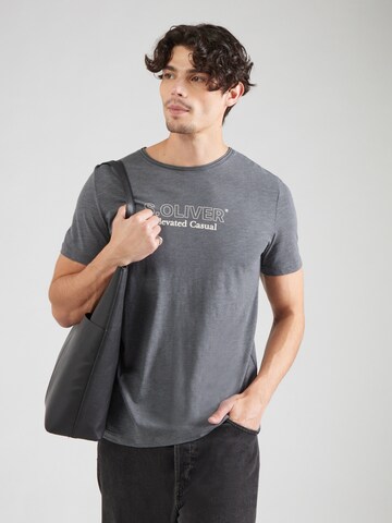 T-Shirt s.Oliver en gris : devant