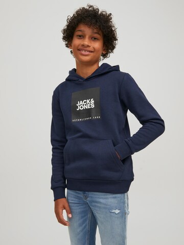 Jack & Jones JuniorSweater majica 'Lock' - plava boja: prednji dio