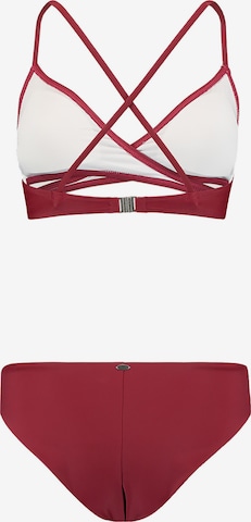 O'NEILL Triangel Bikini 'Baay Maoi' i rød