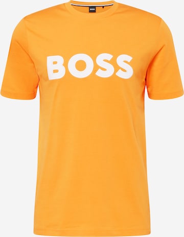 BOSS Black T-Shirt 'Tiburt' in Orange: predná strana