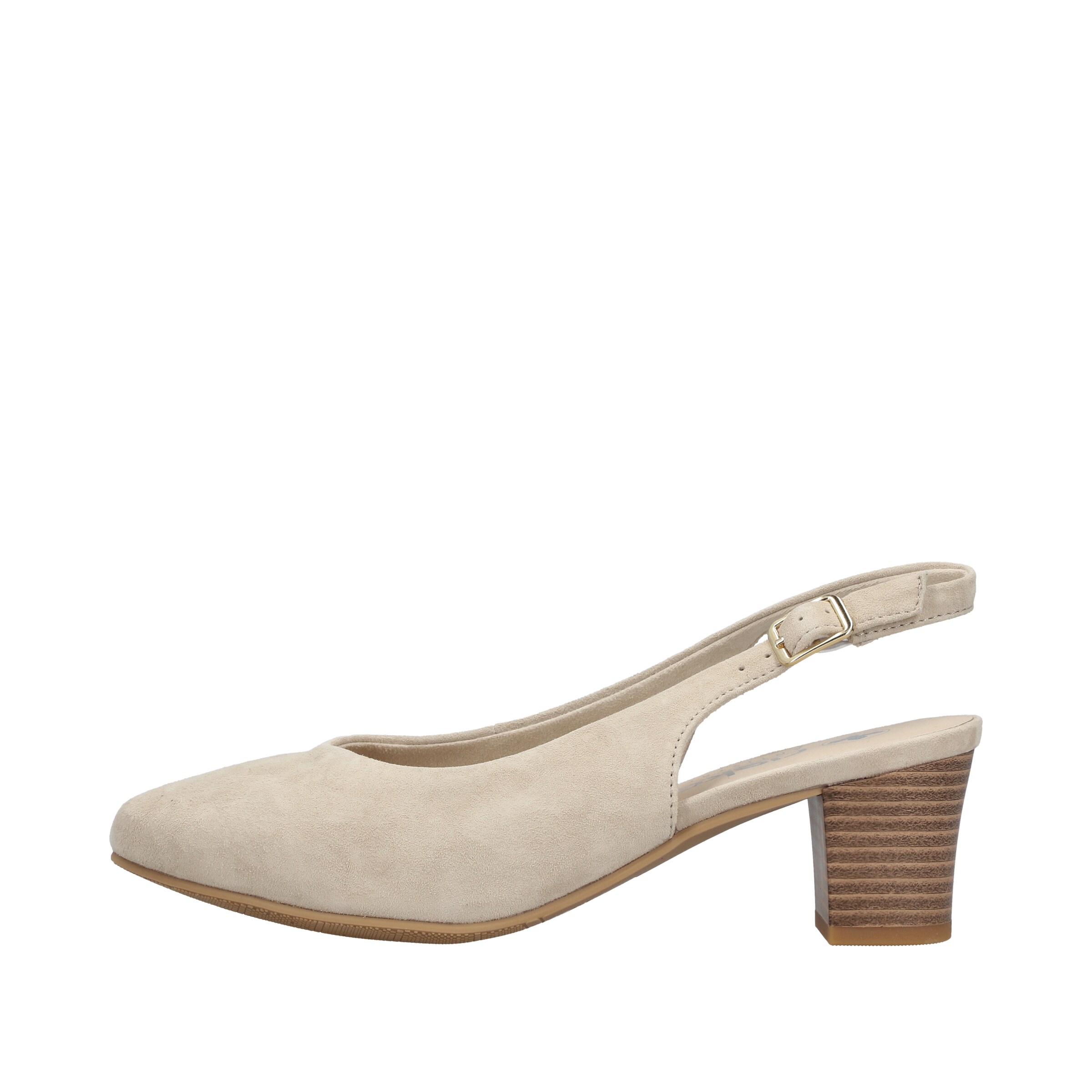 Escarpins à bride arrière Rieker en beige