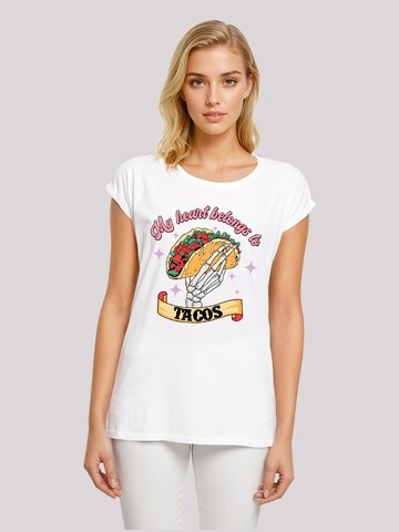 T-shirt F4NT4STIC en blanc : devant