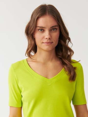 TATUUM Majica 'NOTA' | zelena barva
