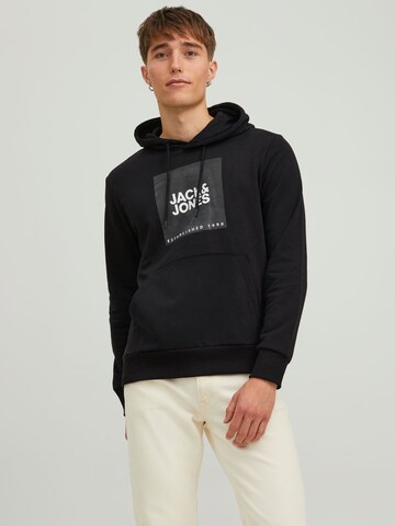 Sweat-shirt JACK & JONES en noir : devant