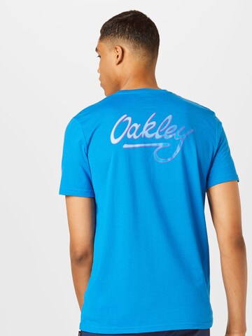 OAKLEY Funkčné tričko - Modrá: predná strana