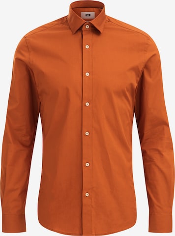 Chemise WE Fashion en orange : devant