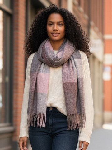 Kumixi Scarf 'Fransen' in Pink