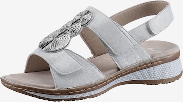 ARA Sandals in Silver: front