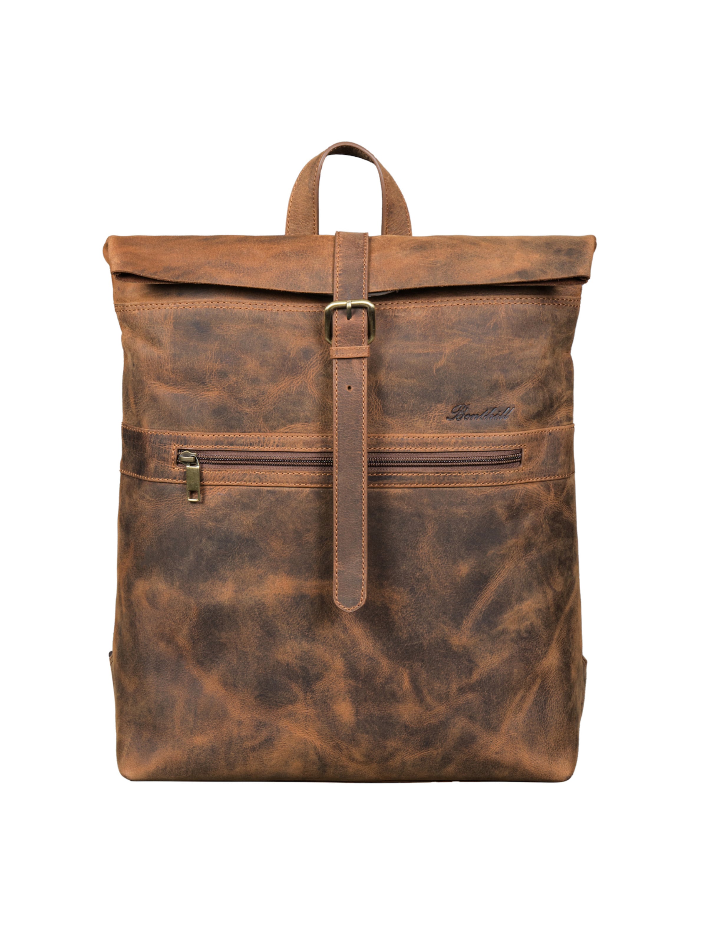 Benthill Backpack in Brown: front