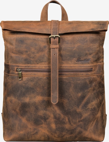 Benthill Backpack in Brown: front