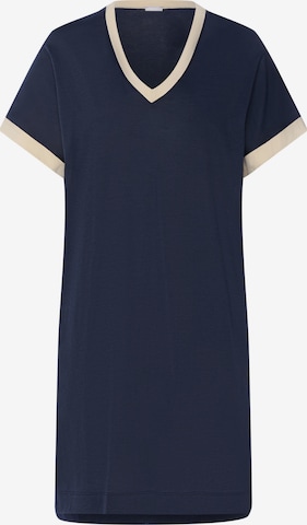 Hanro Nightgown 'Laura' in Blue: front
