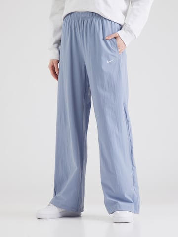 Nike Sportswear Loose fit Trousers in Blue: front