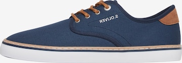Baskets basses s.Oliver en bleu : devant