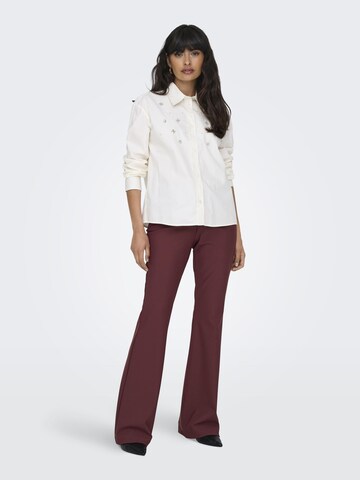 évasé Pantalon 'ONLTravel' ONLY en rouge