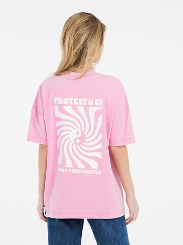 PROTEST Shirt 'PRTVIVAO' in Roze