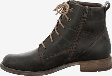 JOSEF SEIBEL Lace-Up Ankle Boots 'Sienna 95' in Brown