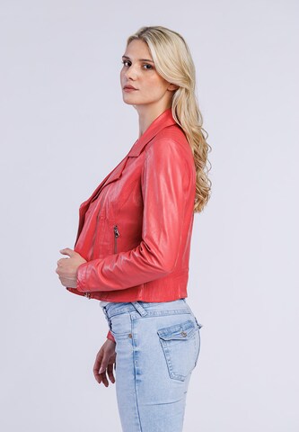 FREAKY NATION Átmeneti dzseki ' Bikerjacket ' - piros