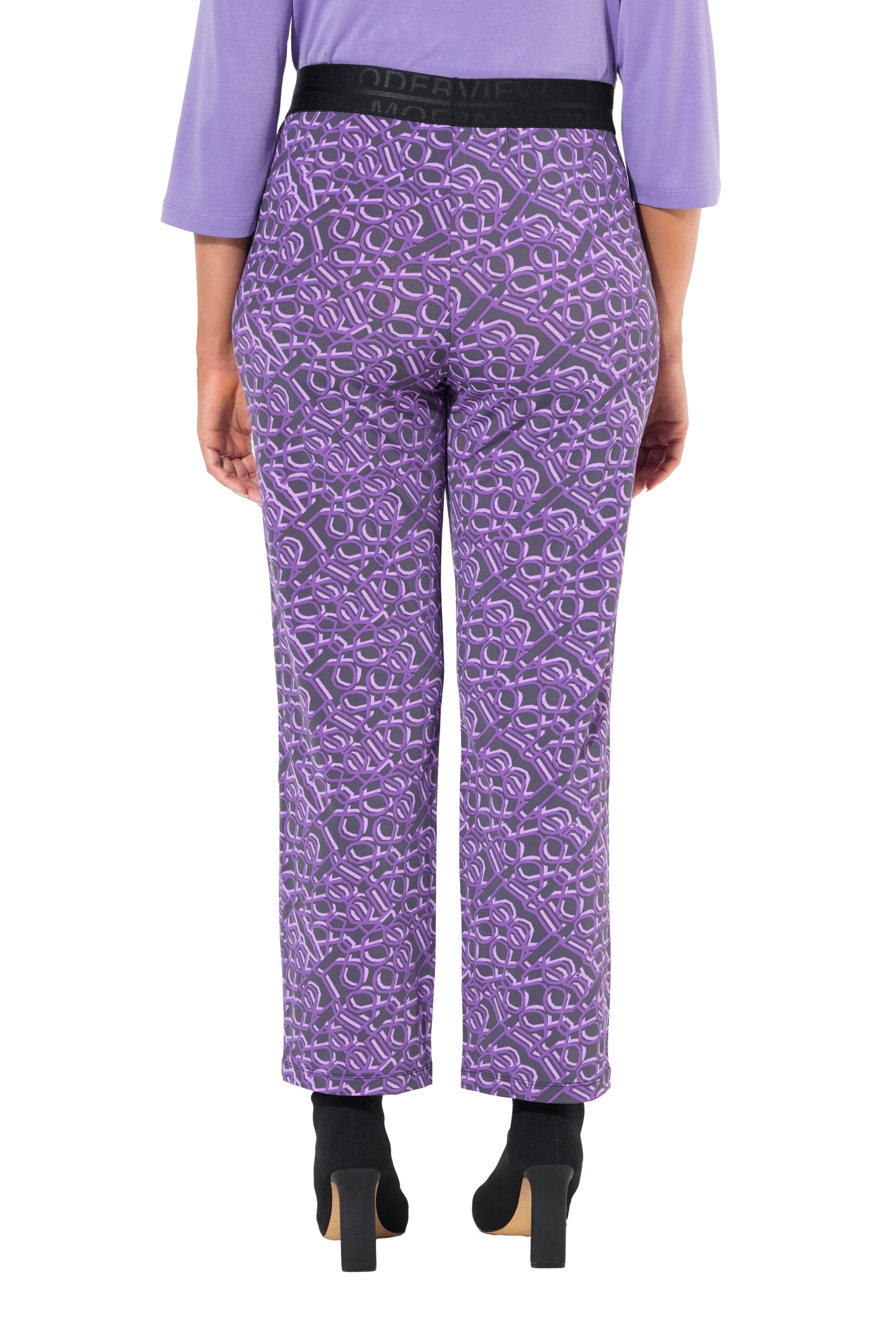 Loosefit Pantalon Ulla Popken en violet