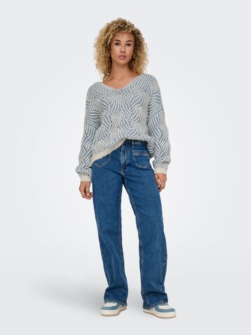 Pull-over 'ONLElin' ONLY en blanc