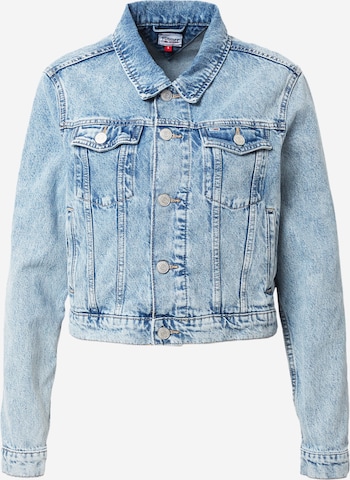 Tommy Jeans Prechodná bunda 'IZZIE' - Modrá: predná strana