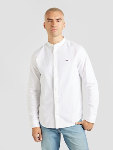 Tommy Jeans Regular fit Overhemd 'MAO' in Wit: voorkant