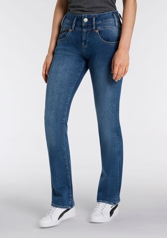 Herrlicher Bootcut Jeans in Blau: Vorderseite