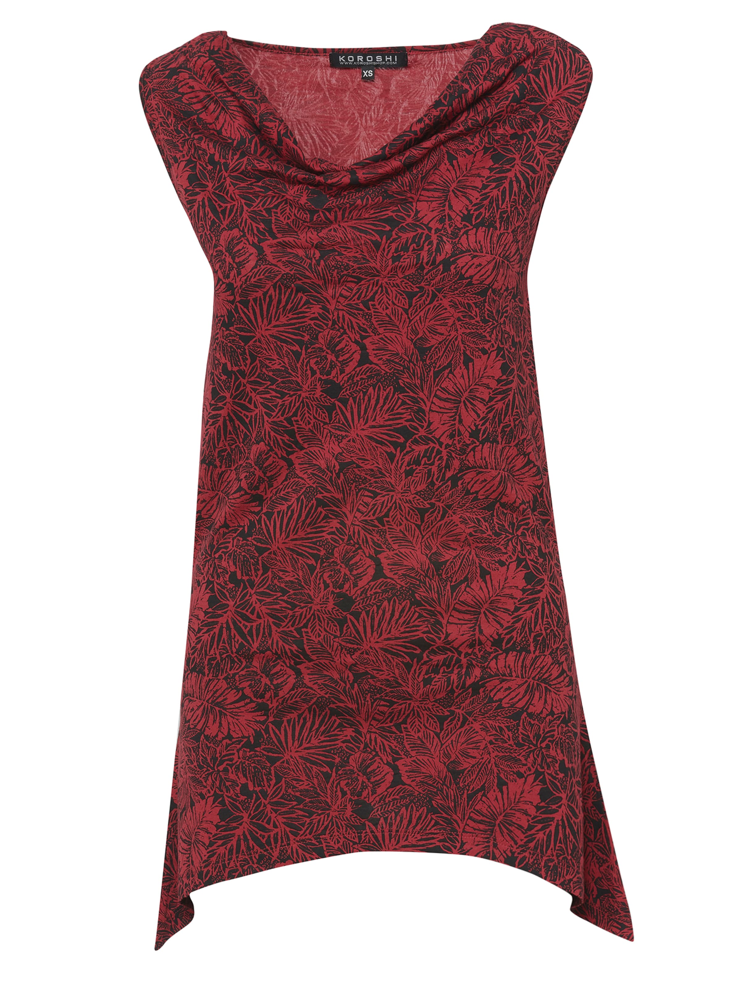 KOROSHI Top in Red: front