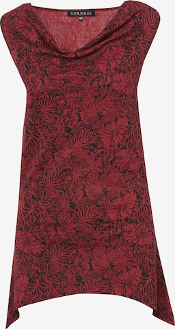 KOROSHI Top in Red: front