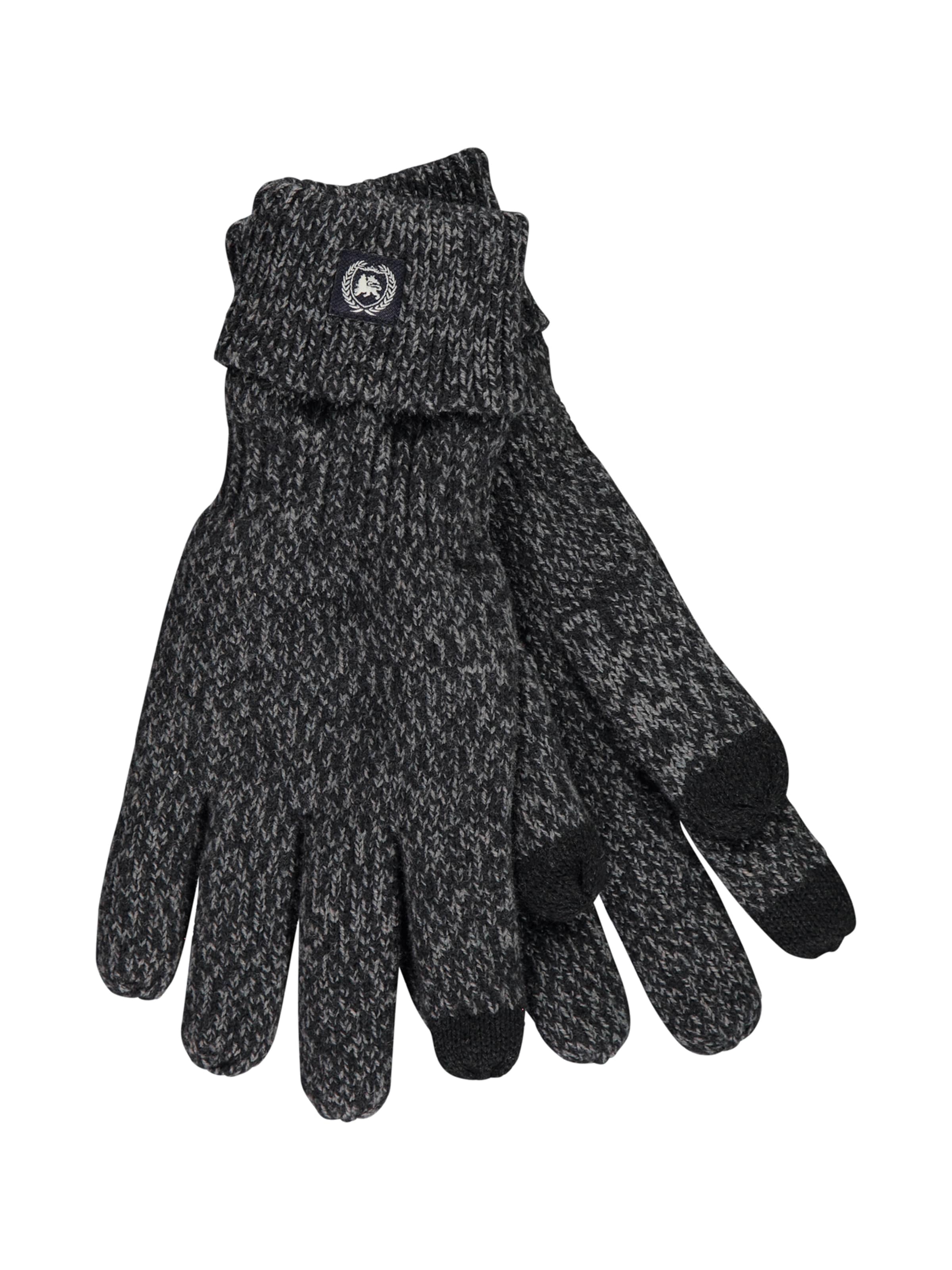 LERROS Sporthandschoenen in Zwart: voorkant