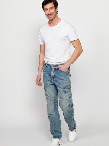 KOROSHI Regular Cargo jeans in Blue