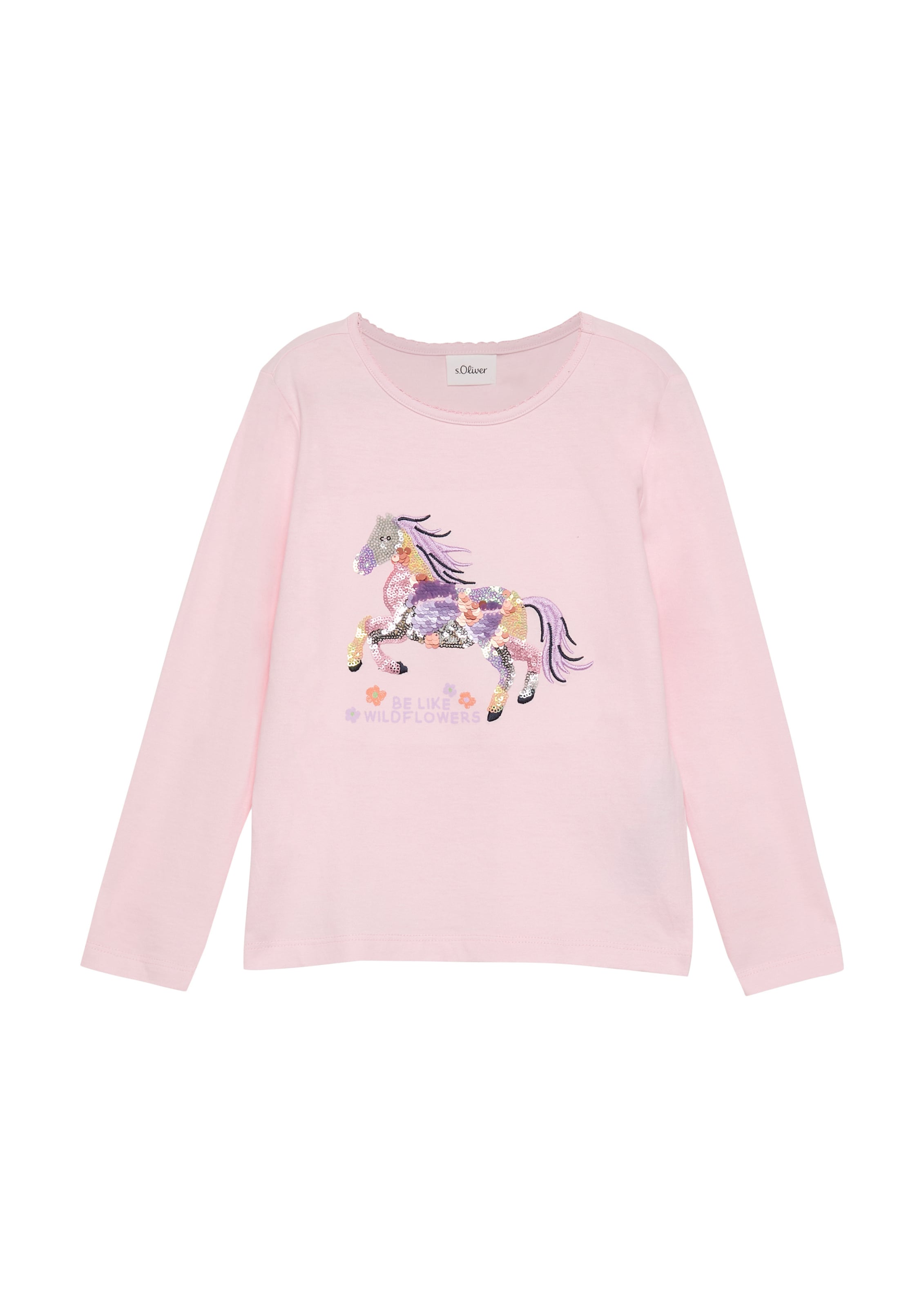 T-Shirt s.Oliver en rose : devant