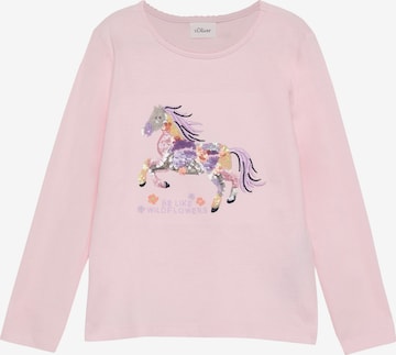 s.Oliver Shirt in Pink: front